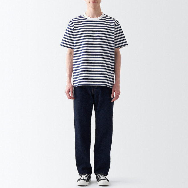 T‐shirt en jersey de coton épais manches courtes homme  20413