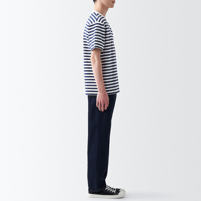 T‐shirt en jersey de coton épais manches courtes homme  20413