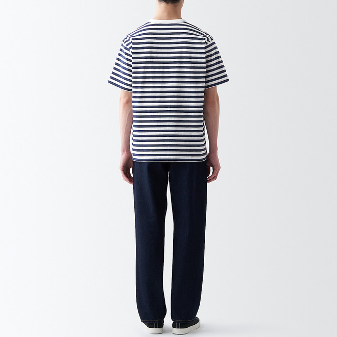 T‐shirt en jersey de coton épais manches courtes homme  20413