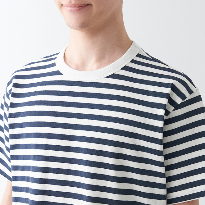 T‐shirt en jersey de coton épais manches courtes homme  20413