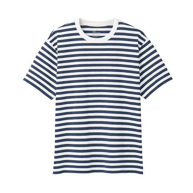 T‐shirt en jersey de coton épais manches courtes homme  20413