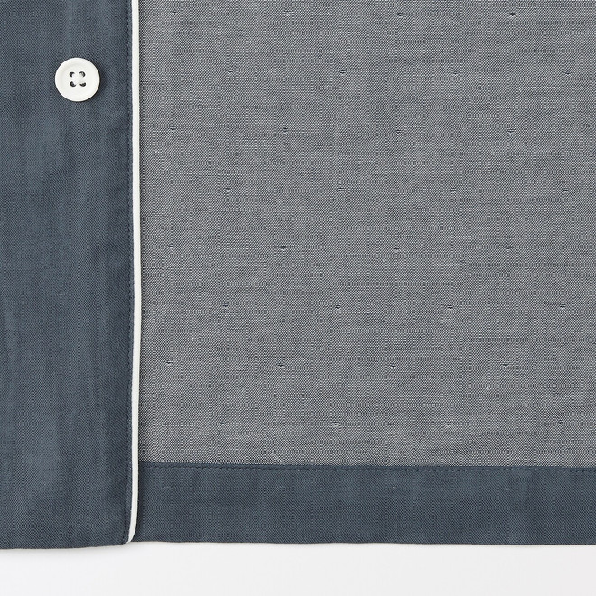 Ensemble pyjama à manches longues en gaze double pour homme