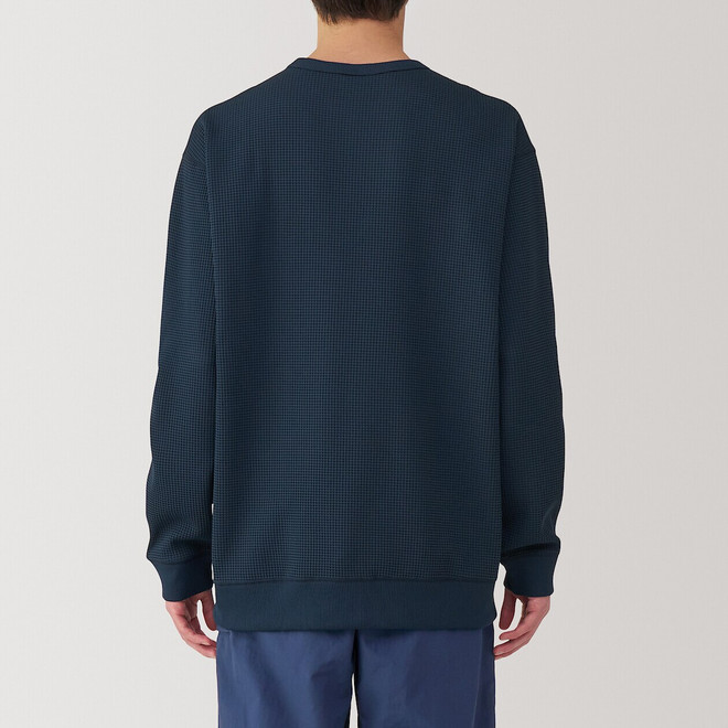 T‐shirt à manches longues gaufré Quick Dry pour homme.