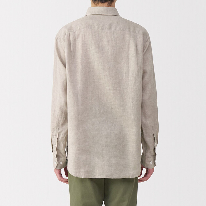 Chemise en lin lavé pour homme