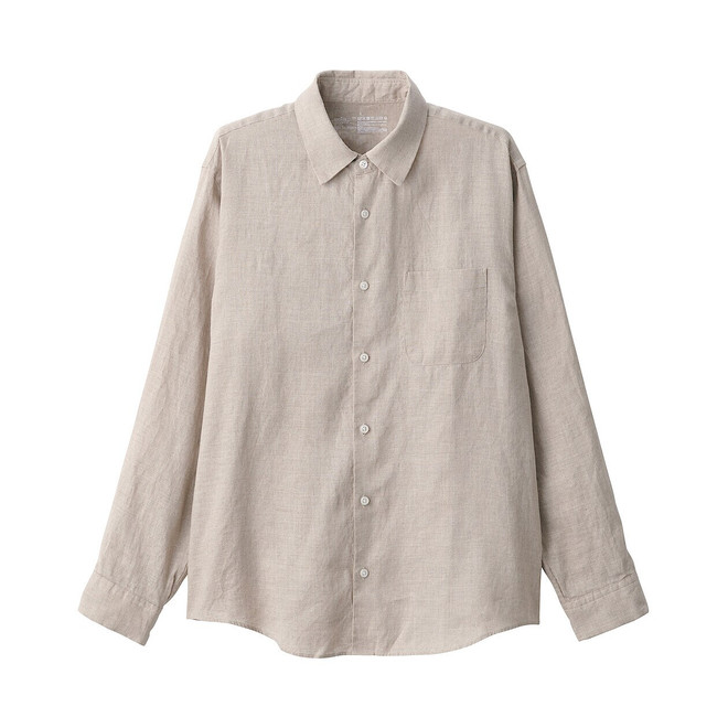 Chemise en lin lavé pour homme