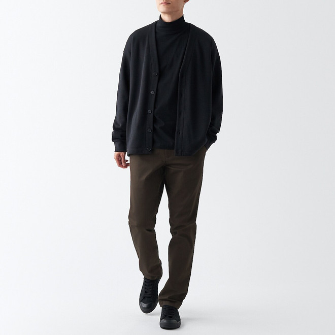 Pantalon Chino en coton stretch coupe slim homme ‐ Longueur 82cm