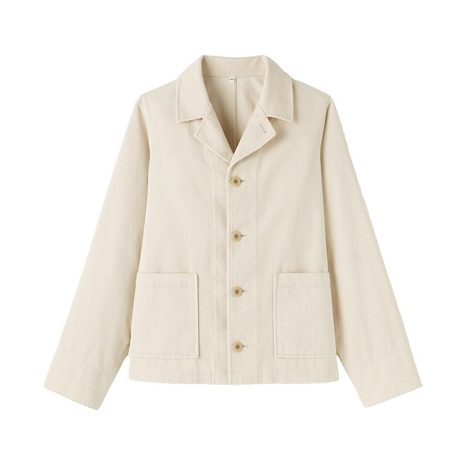 Veste de travail en velours côtelé de Kapok mélangé pour femme