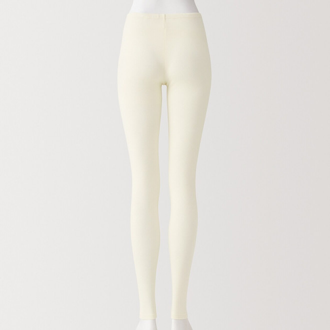 Legging côtelé en lyocell et soie pour femme