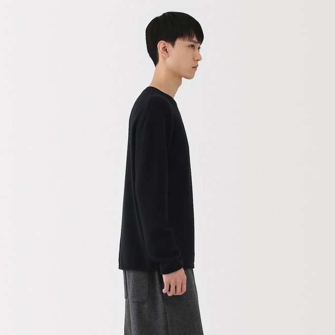 Pull à col rond en cachemire pour homme