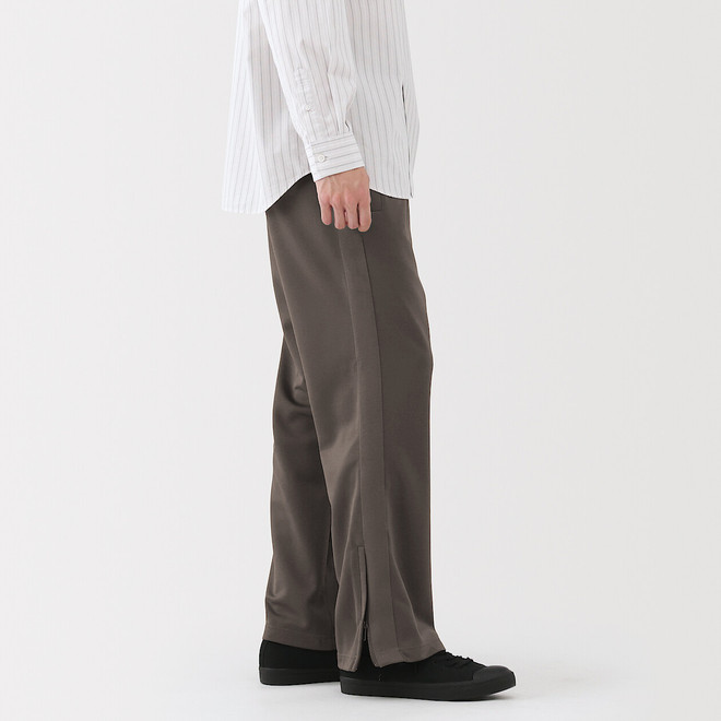 Pantalon de survêtement en polyester recyclé pour homme