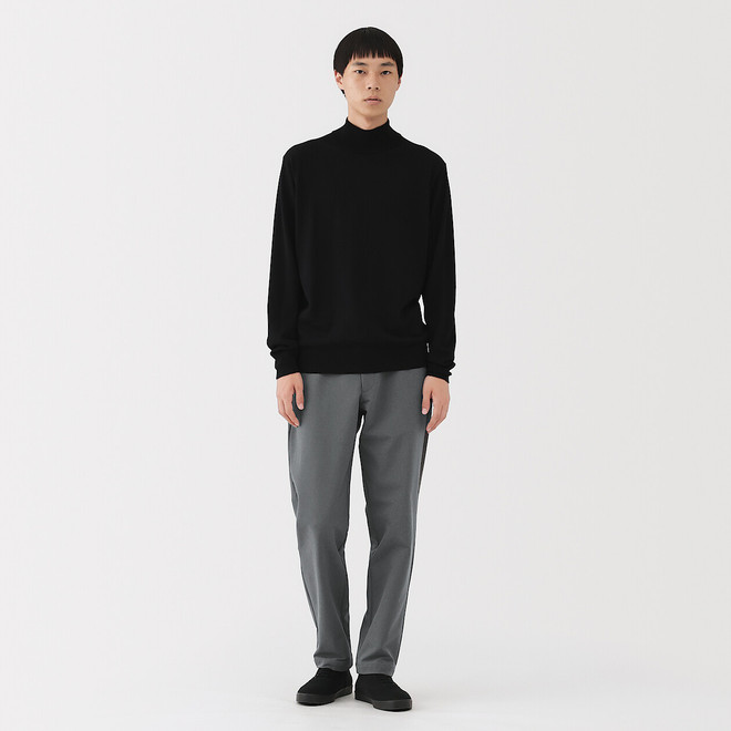 Pantalon à jambes fuselées extensible, coupe‐vent et doublé polaire, pour homme