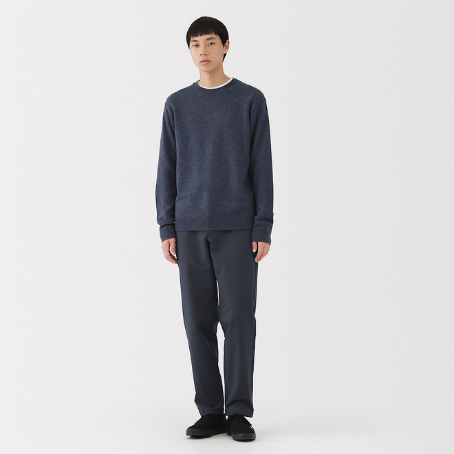 Pantalon à jambes fuselées extensible, coupe‐vent et doublé polaire, pour homme