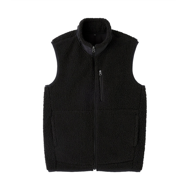 Gilet en polaire Boa de polyester recyclé pour homme