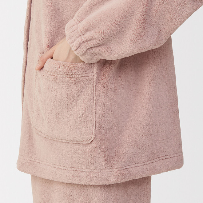 Ensemble de pyjama à manches longues en molleton douillet pour femme