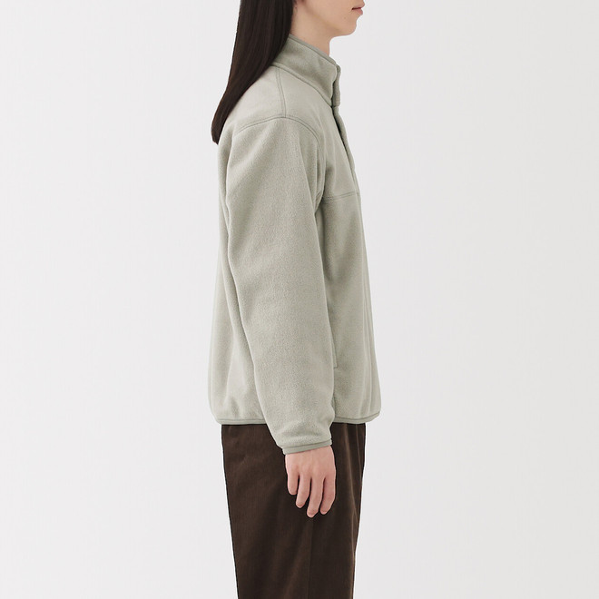 Pullover en polaire de polyester recyclé pour homme