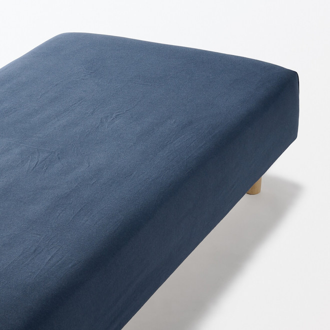 Drap-housse en flanelle de coton - 160 x 200 x 18-28 cm