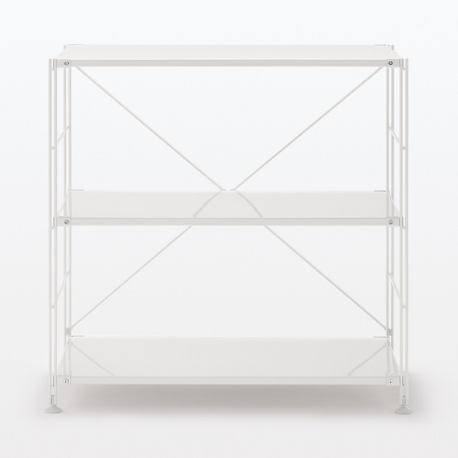 Étagère en acier gris clair - Large, petite