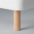 4 pieds en bois naturel 20cm pour lit plateforme