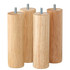 4 pieds en bois naturel 20cm pour lit plateforme