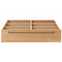 Tiroir en chêne pour lit plate‐forme 19 cm