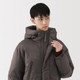 Veste à capuche en duvet pour homme