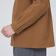Chemise en flanelle col officier homme