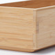 Boîte de rangement en bambou L8.5X P26X H5.5cm