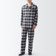 Pyjama en flanelle sans couture latérale homme