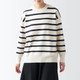 Pull col rond en côtes Milano femme