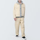 Pantalon en kapok mélangé coupe wide homme