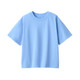T‐shirt manches courtes col rond en jersey doux femme.