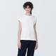 T‐shirt à mancherons col rond en jersey doux femme