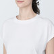 T‐shirt à mancherons col rond en jersey doux femme