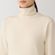 T‐shirt Heat Generating manches longues col montant en coton et laine femme