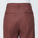 Pantalon extensible à plis sur le devant en mélange de chanvre pour femme..