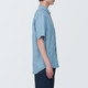 Chemise en lin lavé maNches courtes homme.