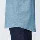 Chemise en lin lavé maNches courtes homme.