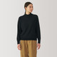 Pull col montant en laine à fine maille femme