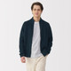 Cardigan zippé côtelé pour homme