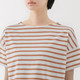 Rayures orange cendré