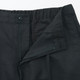 Pantalon droit plissé en chanvre mélangé pour homme