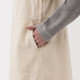 Robe sans manches en mélange de kapok pour femme ‐ Écru