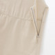 Robe sans manches en mélange de kapok pour femme ‐ Écru