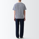 T‐shirt en jersey de coton épais manches courtes homme  20413