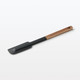 Spatule fine en silicone avec manche en bois