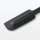 Spatule fine en silicone avec manche en bois