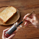 Spatule fine en silicone avec manche en bois