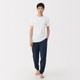 T‐shirt manches courtes col crew en coton chaud pour homme