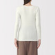 T‐shirt manches longues col rond en coton chaud pour femme