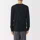 T‐shirt manches longues col rond en coton et laine chauds pour homme